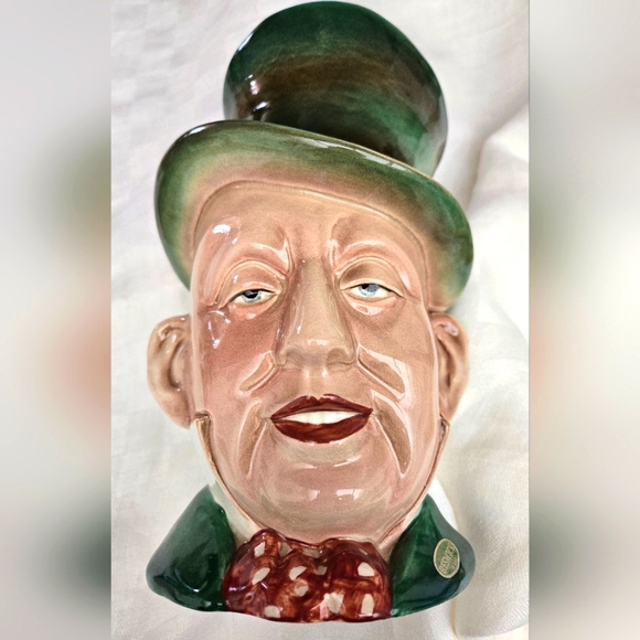 Vintage BESWICK England Mr. Micawber 9" Toby Mug/Tankard #310 - Picture 6 of 12